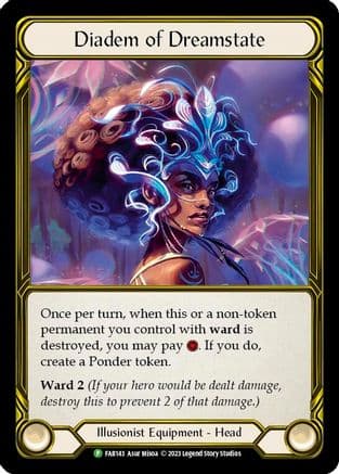 Diadem of Dreamstate (Golden) - FAB143 — Flesh and Blood: Promo Cards