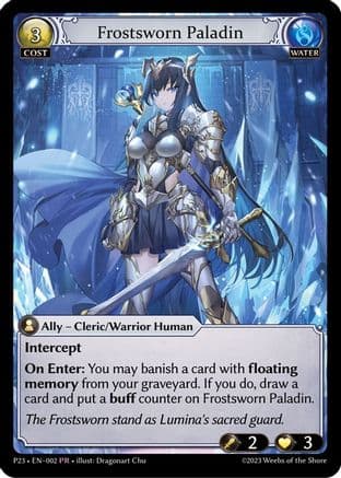 Frostsworn Paladin — Promotional Cards
