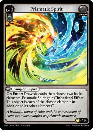 Prismatic Spirit — Promotional Cards