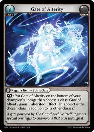 Gate of Alterity — Promotional Cards
