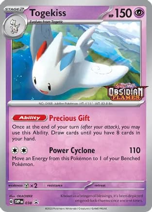 Togekiss - 038 (Prerelease) — SV: Scarlet & Violet Promo Cards