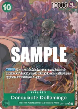 Donquixote Doflamingo (031) (Alternate Art) — Kingdoms of Intrigue