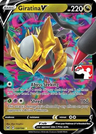 Giratina V - 130/196 — Prize Pack Series Cards Pokémon TCG card by 5ban Graphics
