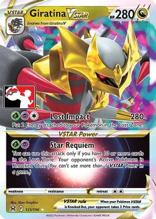 Giratina VSTAR - 131/196 — Prize Pack Series Cards Pokémon TCG card by 5ban Graphics