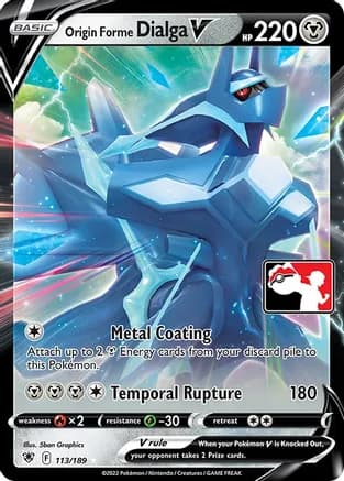 Origin Forme Dialga V - 113/189 — Prize Pack Series Cards Pokémon TCG card by 5ban Graphics