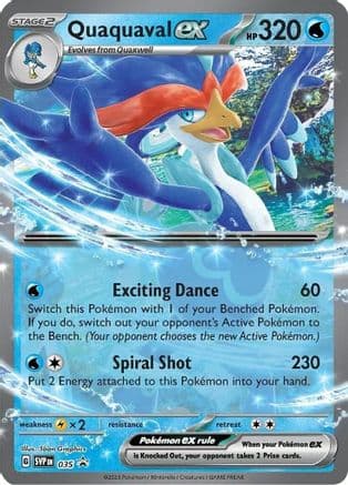 Quaquaval ex - 035 — SV: Scarlet & Violet Promo Cards Pokémon TCG card by 5ban Graphics