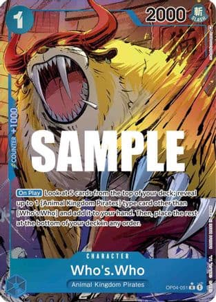 Who's.Who (Alternate Art) — Kingdoms of Intrigue