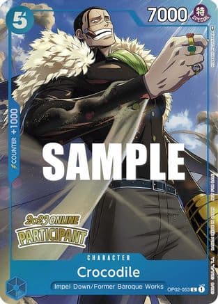 Crocodile (Online Regional 2023) [Participant] — One Piece Promotion Cards