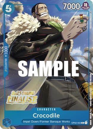 Crocodile (Online Regional 2023) [Finalist] — One Piece Promotion Cards