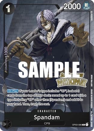 Spandam (Online Regional 2023) [Participant] — One Piece Promotion Cards