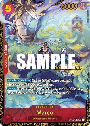 Marco (Championship 2023) — One Piece Promotion Cards