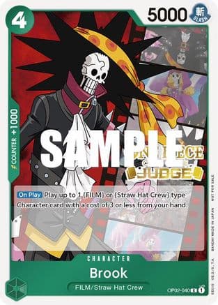 Brook (Judge Pack Vol. 2) — One Piece Promotion Cards