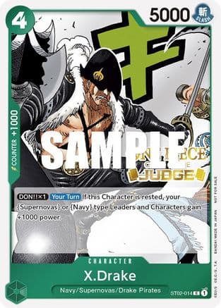 X.Drake (Judge Pack Vol. 2) — One Piece Promotion Cards