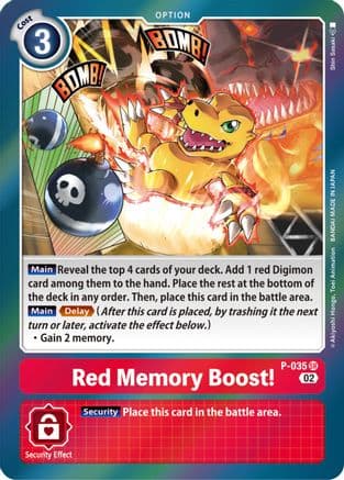 Red Memory Boost! (Resurgence Booster Reprint) — Resurgence Booster