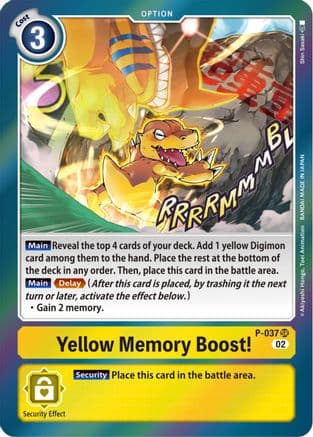 Yellow Memory Boost! (Resurgence Booster Reprint) — Resurgence Booster