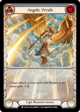 Angelic Wrath (Blue) - LGS163 — Flesh and Blood: Promo Cards