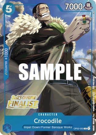 Crocodile (Offline Regional 2023) [Finalist] — One Piece Promotion Cards