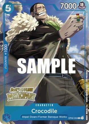Crocodile (Offline Regional 2023) [Participant] — One Piece Promotion Cards