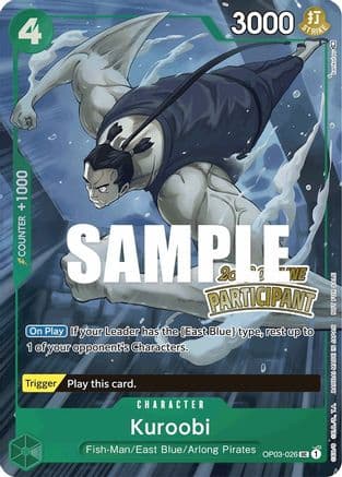 Kuroobi (Offline Regional 2023) [Participant] — One Piece Promotion Cards