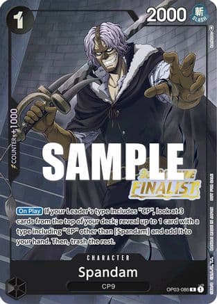 Spandam (Offline Regional 2023) [Finalist] — One Piece Promotion Cards