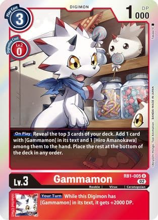 Gammamon - RB1-005 — Resurgence Booster