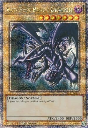 Red-Eyes Black Dragon (Quarter Century Secret Rare) — Yu-Gi-Oh! card
