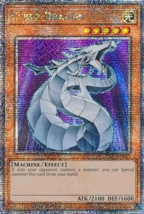 Cyber Dragon (Quarter Century Secret Rare) — Yu-Gi-Oh! card