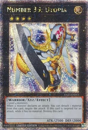 Number 39: Utopia (Quarter Century Secret Rare) — 25th Anniversary Tin: Dueling Heroes