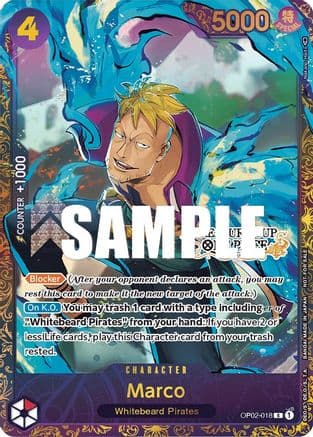 Marco (Treasure Cup) — One Piece Promotion Cards