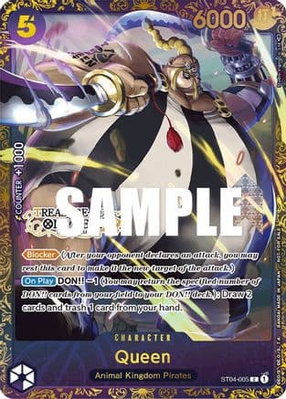 Queen (Treasure Cup) — One Piece Promotion Cards