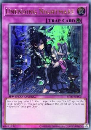Unending Nightmare — Yu-Gi-Oh! card