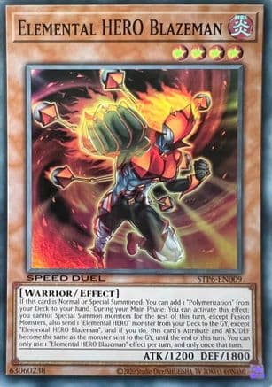 Elemental HERO Blazeman — Yu-Gi-Oh! card