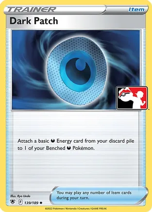 Dark Patch - 139/189 — Prize Pack Series Cards Pokémon TCG card by Ryo Ueda