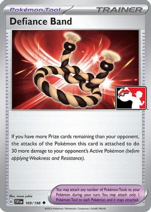 Defiance Band - 169/198 — Prize Pack Series Cards Pokémon TCG card by inose yukie