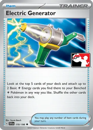 Electric Generator - 170/198 — Prize Pack Series Cards Pokémon TCG card by Toyste Beach