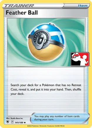 Feather Ball - 141/189 — Prize Pack Series Cards Pokémon TCG card by Studio Bora Inc.