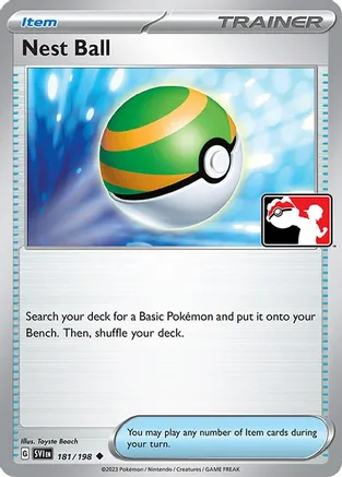 Nest Ball - 181/198 — Prize Pack Series Cards Pokémon TCG card by Toyste Beach