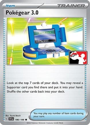 Pokegear 3.0 - 186/198 — Prize Pack Series Cards Pokémon TCG card by Toyste Beach