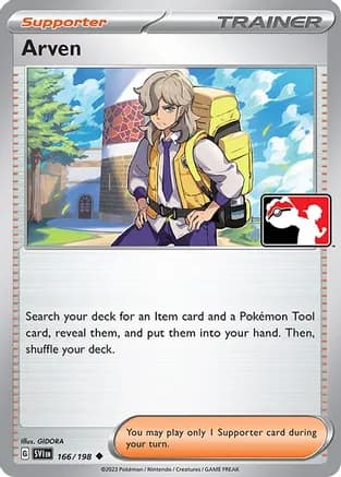 Arven - 166/198 — Prize Pack Series Cards Pokémon TCG card by GIDORA