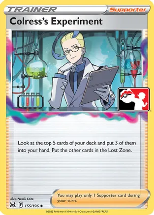 Colress's Experiment - 155/196 — Prize Pack Series Cards Pokémon TCG card by Naoki Saito