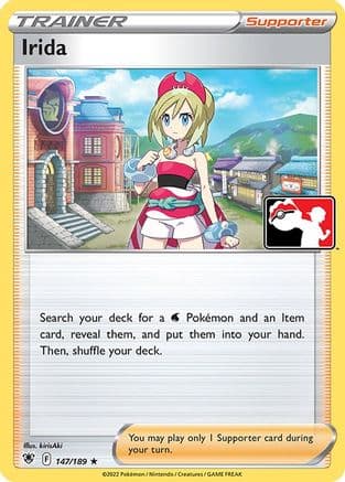 Irida - 147/189 — Prize Pack Series Cards Pokémon TCG card by kirisAki