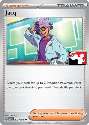 Jacq - 175/198 — Prize Pack Series Cards Pokémon TCG card by GIDORA