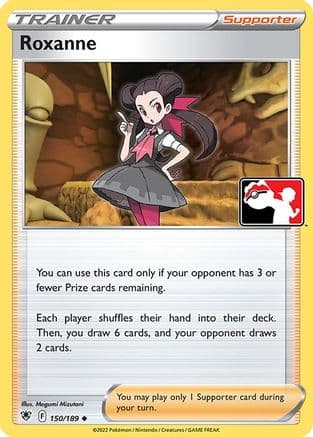 Roxanne - 150/189 — Prize Pack Series Cards Pokémon TCG card by Megumi Mizutani