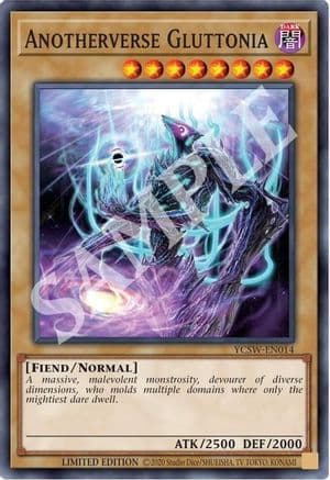 Anotherverse Gluttonia (SR) — Yu-Gi-Oh! Championship Series Prize Cards