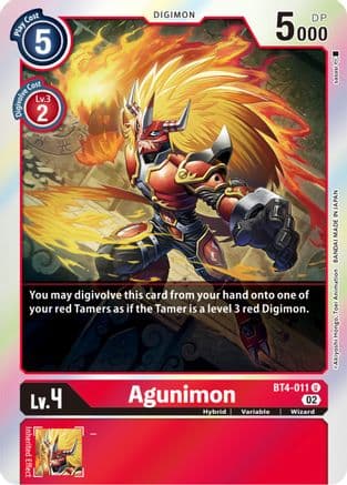 Agunimon (Resurgence Booster Reprint) — Resurgence Booster Digimon Card Game card by Akiyoshi Hongo, Toei Animation