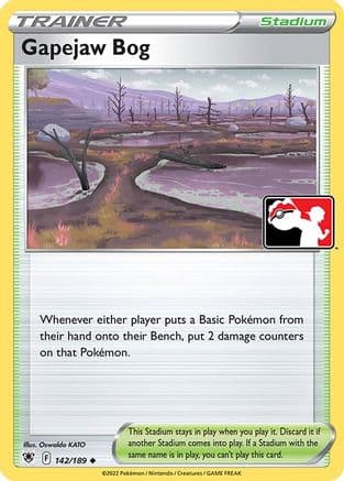 Gapejaw Bog - 142/189 — Prize Pack Series Cards Pokémon TCG card by Oswaldo KATO