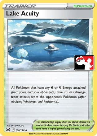 Lake Acuity - 160/196 — Prize Pack Series Cards Pokémon TCG card by Oswaldo KATO