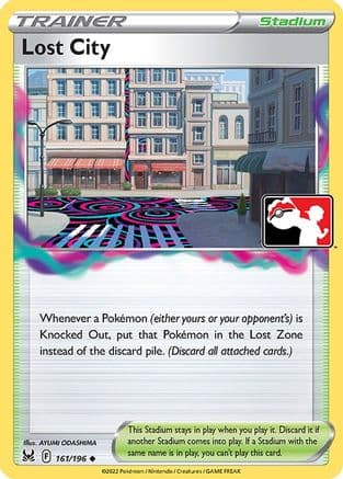 Lost City - 161/196 — Prize Pack Series Cards Pokémon TCG card by AYUMI ODASHIMA