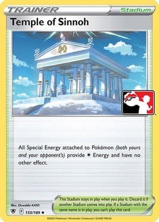 Temple of Sinnoh - 155/189 — Prize Pack Series Cards Pokémon TCG card by Oswaldo KATO