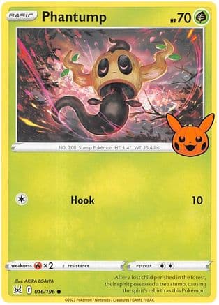 Phantump — Trick or Trade BOOster Bundle 2023 Pokémon TCG card by AKIRA EGAWA
